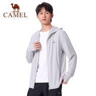 Camel Men's Original Yarn Sunscreen Men's Upf100+ Cool UV Protection Outdoor Fishing Clothing