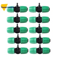 10 Pcs Barbed Tee 1/2 Inch Tubing (1/2Inch ID) 16mm to 1/4 Inch Irrigation Tube Anti-Drop Fitting (F