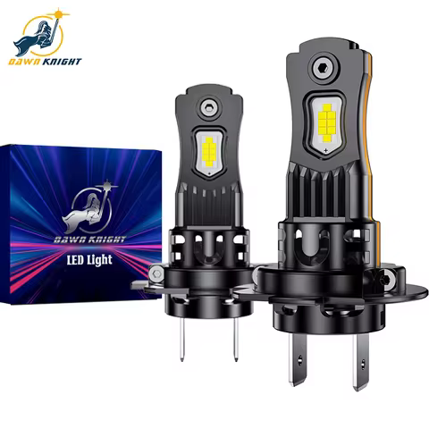 DAWN KNIGHT Car Led H7 H4 LED headlight Bulb 4300K 6000K PLUY AND PLAY 1:1 Mini led Lamp 12V 2PCS