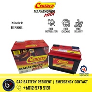 [ Installation Provided ] DIN66L | DIN66 | LN3 ]Century Marathoner MAX| Car Battery Bateri Kereta | 