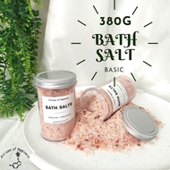 380g Bath Salt Body / Foot Soak / Scrub/ Rendam Kaki | Himalayan Pink Salt | Epsom Salt | Essential Oil gift (basic)