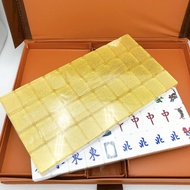 🇸🇬 SG instock Mahjong Tiles A1 Crystal Gold / Champagne / Silver / Black Silver With Animals Mahjong Set Singapore Style