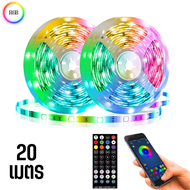 ไฟเส้น RGB ไฟแถบสีRGB ไฟเส้นled ไฟตกแต่งห้อง ชุดไฟเส้น LED Strib light ความยาว 5M 10M 15M 20M ไฟสว่