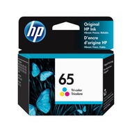 HP 65 Tri-Color Original Ink Cartridge | Genuine HP Ink | For HP DeskJet 2620 2630 3720 3730 3755 37