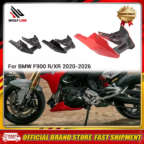 WOLFLINE For BMW F900R F900XR 2020-2026 Motocycle Engine Lower Spoiler Fairing Protector Guard Skid