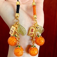 【现货】Mobile phone lanyard 手机挂绳新年手机链心想柿成钥匙扣挂件情侣招财手机链钥匙 ZG1YVT5GV91004