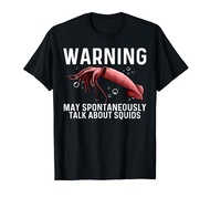 Squid Gift For Men Women Giant Squid Seafood Calamari Lovers T-Shirt