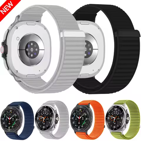 Breathable Nylon Strap for Samsung Galaxy Watch 9/8/Classic Original Bracelet Watchband Correa for G