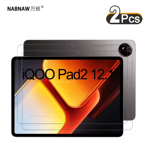 2 Pieces HD Scratch Proof Tempered Glass Screen Protector For Vivo IQOO Pad2 12.1 Pad 2 Hard Protect