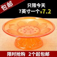 Plastic Fruit Plate Offering Plate Buddha Offering Household Offering Tray Offering Dish Plate Offer