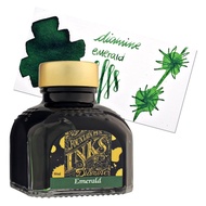 British Diamine Fountain Pen Ink Bottle, Diamine Emerald Ink Bottle 80ml