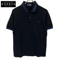 Fred Perry M2/17A/635/432 黑色藍線短袖 Polo 衫 40 碼 [二手]