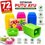 72 Pcs kh brand square putu ayu cake molds