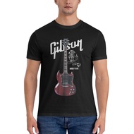 Gibson Les Paul Sg Angus Guitar Graphics Cotton Print Tshirt