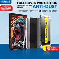 Migoz Tempered Glass Anti Dust Anti SPY Privacy Screen Protector Samsung Series A35 A55 S23 Galaxy S