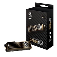 MSI SPATIUM M570 PCIe 5.0 NVMe M.2 2TB HS Internal SSD PCIe Gen5 NVMe (SPATIUM M570 PCIe 5.0 NVMe M.