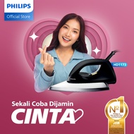 [EXTRA DISKON 15K] Philips Setrika HD1173/80 Hitam Ceramic 4 Lapis Anti-Lengket seterika philips gos