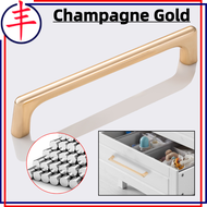 Champagne Gold Cabinet Door Handle Furniture Drawer Handle (Price for 1 Pc)