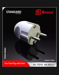 Steker Arde Broco/Colokkan Bulat Broco