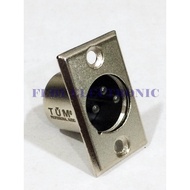 Socket/socket/casing XLR Canon Male/Male 3 Pin Iron Body