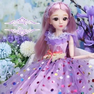 Oversized Gift Box Princess Doll Set 60cm BJD Doll 1Jointed Dolls With Beauty Clothes Outfit Shoes B