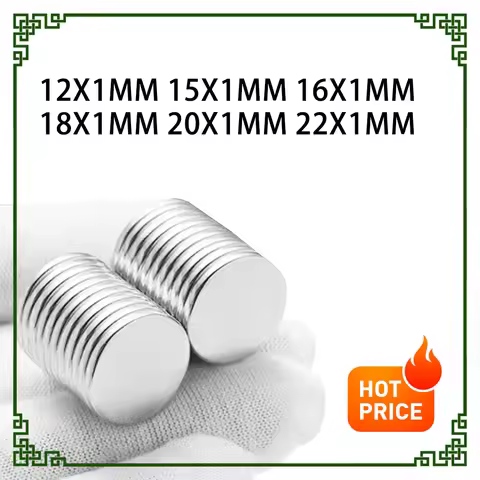 18x1mm Thin Round Search Magnets 18*1 Disc Powerful Magnet For Fridge DIY Building Scientific 18x1 1