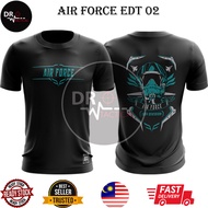 Dr Tactical Microfiber Round Neck Short Sleeve Screen Printed T-shirt Air Force Edition 2 Malaysia