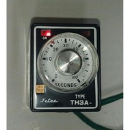 🌞[TH3A-Black 60S] [60 Seconds AC220-240V] RELAY JETEC TIMER TIMER Time Power Station RELAY TIMER