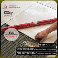 [Ministry of Renovation] HDB BTO Resale Tiling Package and Service (Chat to Enquire)