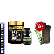 ON Optimum Nutrition Gold Standard Pre-Workout 30 Servings + ON CREATINE 150G