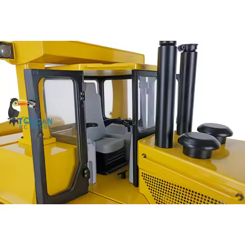 DXR2 D9T RC Hydraulic Bulldozer JDM 98 1/14 Upgrade Metal Dozer JDMODEL Blade Model Light Sound Set 