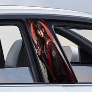 1pc / 2pcs Car Sticker B-pillar Sticker Car 2-car Decoration Car Sticker 10-car Sticker 2-waterproof