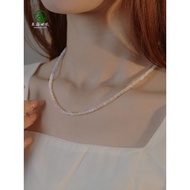 Opal Necklace Female Fire Color Opal Loose Beaded Loose Stone Pendant Clavicle Chain Crystal Colorfu