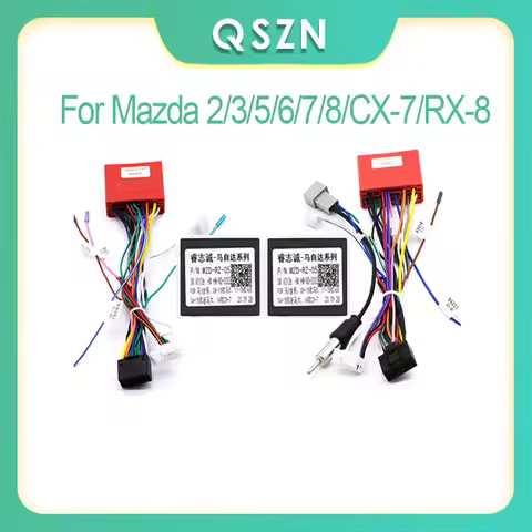 Newest Auto Car accessories Wiring Harness 16 PIN Canbus Box Adapter For Mazda 2/3/5/6/7/8/CX-7/RX-8