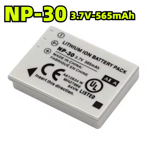 1-10PCS NP-30 FNP30 NP30 Rechargeable Li-ion Battery 3.7V 565mAh for Fujifilm FinePix 440 450 Zoom D
