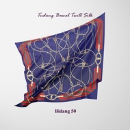 Tudung Bawal Twill Silk bidang 50-130X130 cm printed silk