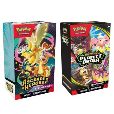 NEW#-#-Pokémon English Mega Evolution Ascended Heroes Scarlet Violet 151 Booster Bundle ME03 Trainer