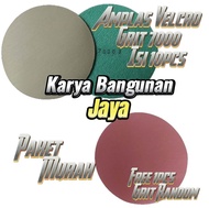 Paket Amplas Velcro Grit 600 - 7000 - 10pcs Amplas Tempel - Amplas Bulat - Amplas