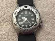 300m casio 金屬旋轉背蓋  石英錶