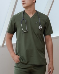 REKA SCRUBS - สี AlpineGreen - BEATRIX (ชุดสครับแพทย์ พยาบาล พร้อมปักชื่อ)