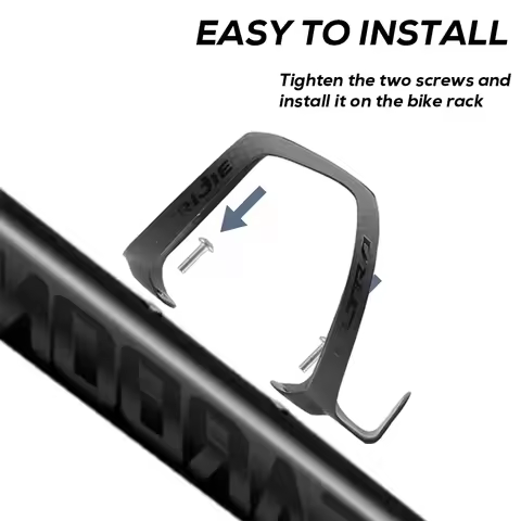 BERIJIE Full Carbon Bicycle Bottle Cage Ultra-Light 14g 3K Matte Finish Water Bottle Holder for Road