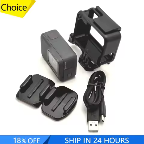 Original For GoPro Hero 7 silver Action Camera Sport 12MP Photo Live Streaming Cam 4K 60fps 1080P 24