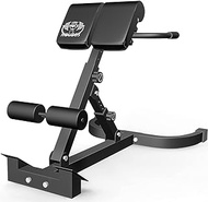 Houbos Hyper Back Extension Roman Chair – Multi-Functional Bench for Full All-in-One Body Workout Adjustable Ab Sit up Bench Decline Bench Flat Bench