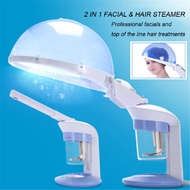 2-in-1 Portable Personal Facial Table Top Face &amp; Hair Hot Salon Steamer Facial + Hair Steamer