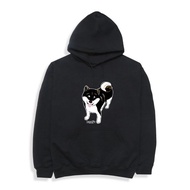 Shiba Inu Hoodie 小飯糰 笑笑黑柴 內磨毛暖暖帽T