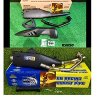 ESPADA RACING EXHAUST PIPE RSX150/ RSX E6 OPEN EXHAUST/ BP1 BACK PRESSURE