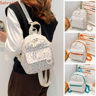 AXIOM Floral Backpack, Students Casual Mini Backpack, Fashion Travel Canvas Leisure Small Backpack f