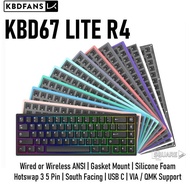 - KBD67 LITE R4 - Gasket Mount Barebone Mechanical Keyboard 65%