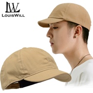 LouisWill หมวกเบสบอลแฟชั่นวินเทจคลาสสิก,หมวกกันแดดปรับได้ใช้ได้ทั้งผู้ชายและผู้หญิงหมวกปักลายสำหรับวัยรุ่นหมวกสำหรับกีฬากลางแจ้งปั่นจักรยานเดินทาง