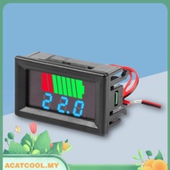 [Acatcool.my] Car Battery Charge Level Indicator Voltmeter LED Display 12V 24V 36V 48V 60V 72V